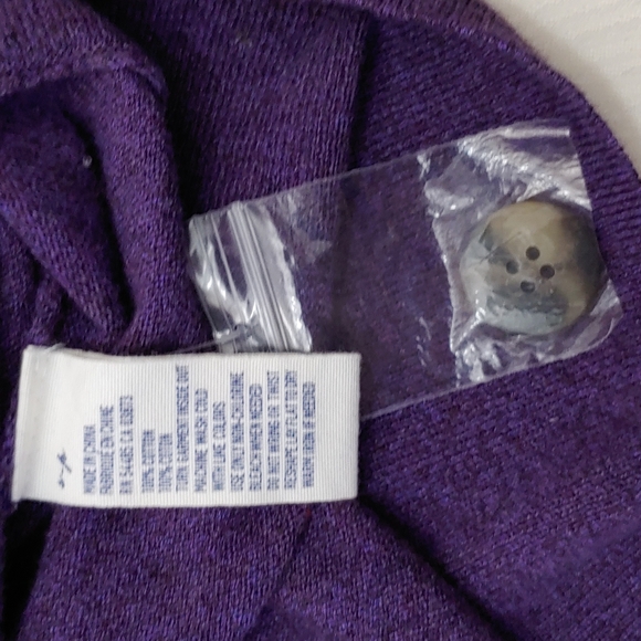 American Eagle Outfitters Women's Size Small 100% Cotton 3/4 Sleeve Cardigan - Picture 6 of 6